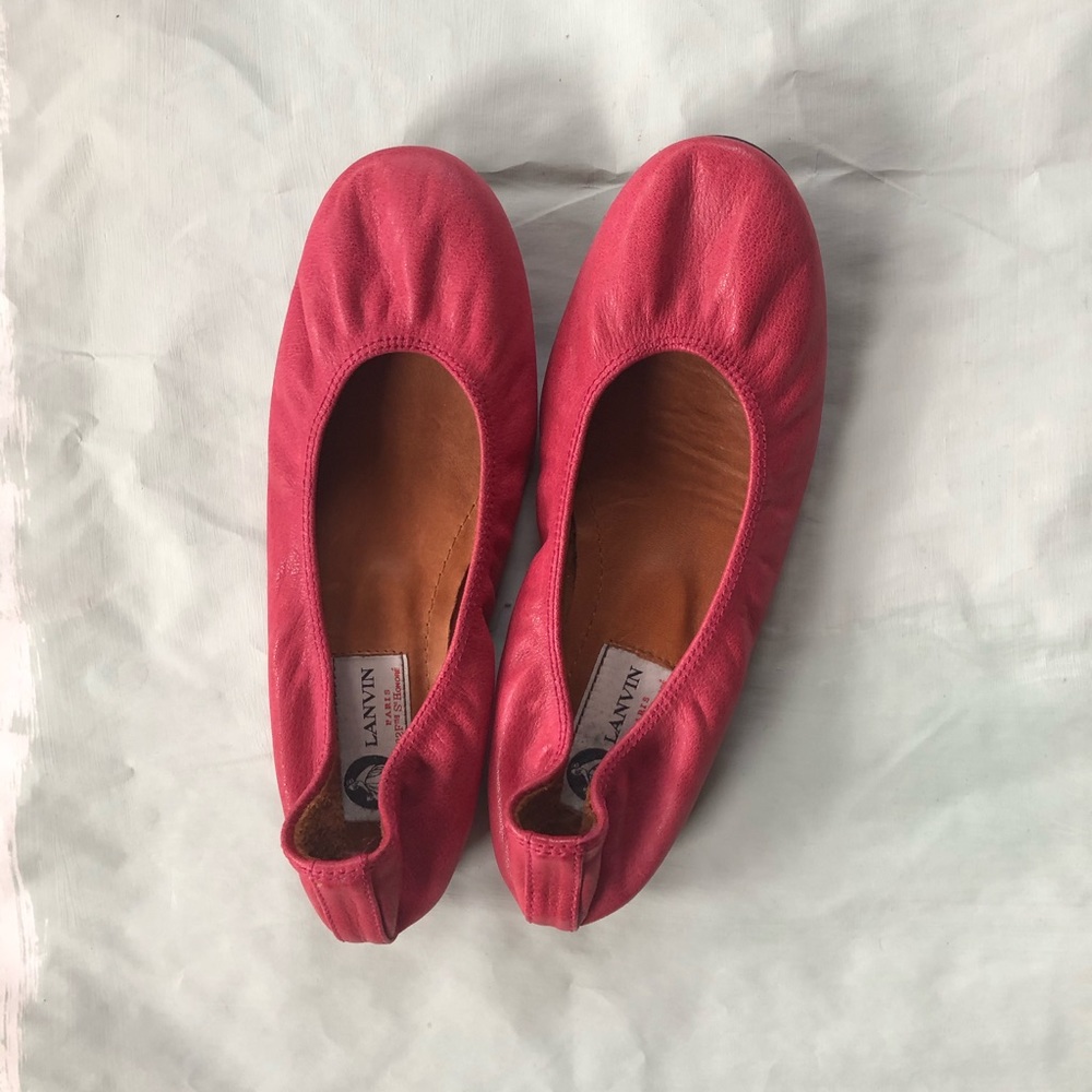 Lanvin Ballet flats in Pink leather